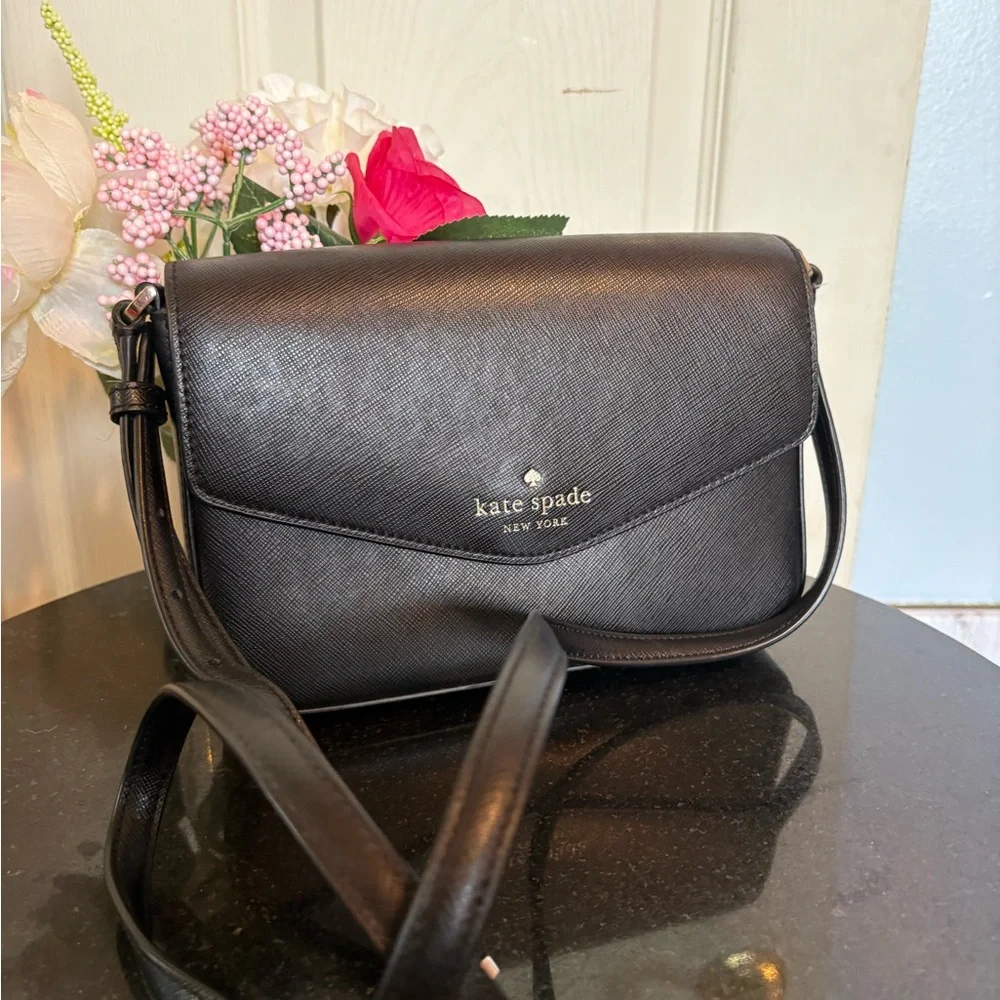 Kate Spade Black Envelope Crossbody Bag - Picture 2 of 4